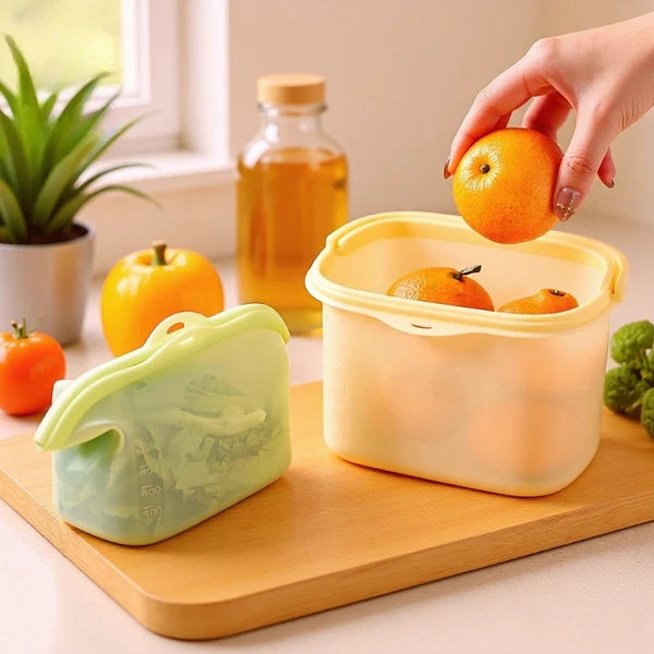 Reusable Foil Zip Lock Vacuum Food Storage Bag (Pack of 20)