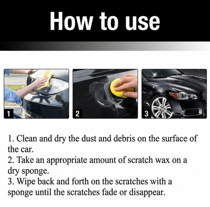 Car Scratch Removal Wax (Buy 1 Get 1 Free)