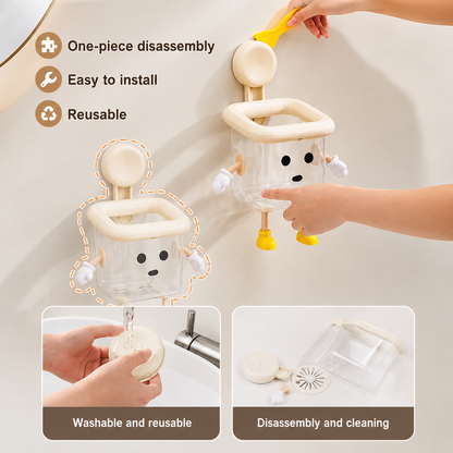 Smart Wall-Mounted Bathroom Organizer (Pack of 2)
