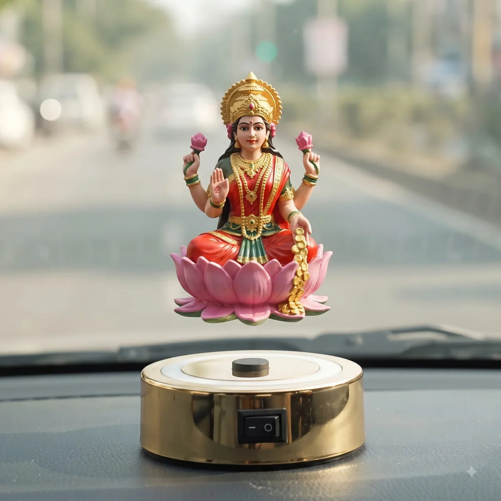 ✨🙏 Floating Lakshmi Ji LED Levitation Idol 🪷 | Divine Home Décor at Just ₹999! 💖🏡