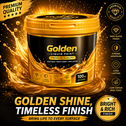 Premium Golden Liquid Acrylic Paint - 1 Liter Tub
