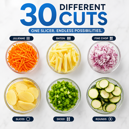 Smart 9-in-1 Vegetable Slicer™