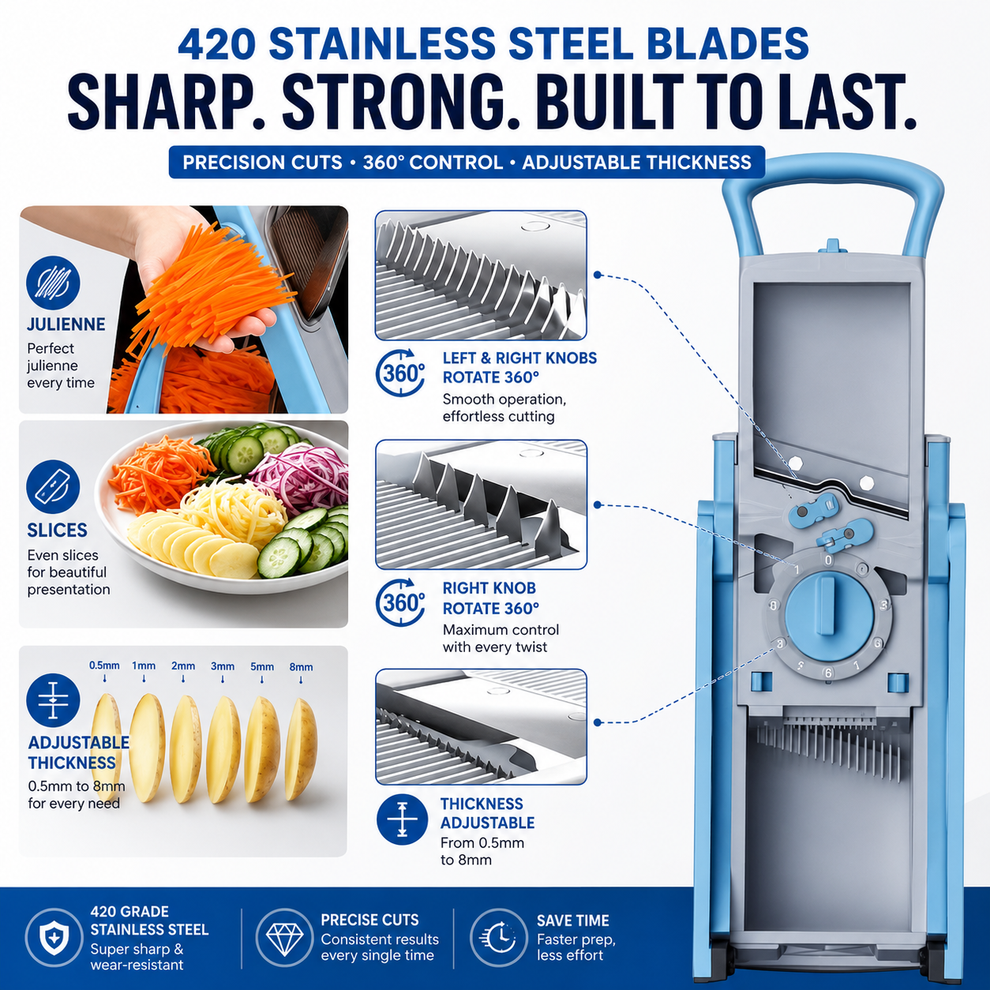 Smart 9-in-1 Vegetable Slicer™