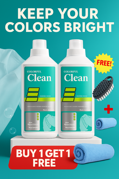 8 in 1 Colour Bleach Laundry Detergent Stain Remover ( BUY 1 GET 1 FREE)