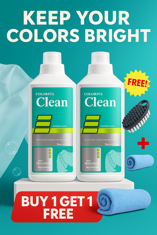 8 in 1 Colour Bleach Laundry Detergent Stain Remover ( BUY 1 GET 1 FREE)
