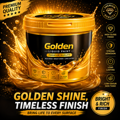 Premium Golden Liquid Acrylic Paint - 1 Liter Tub