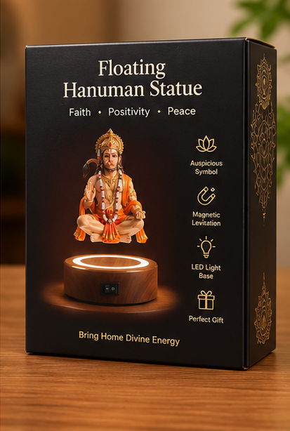 🕉️ Floating Hanuman Ji LED Levitation Lamp