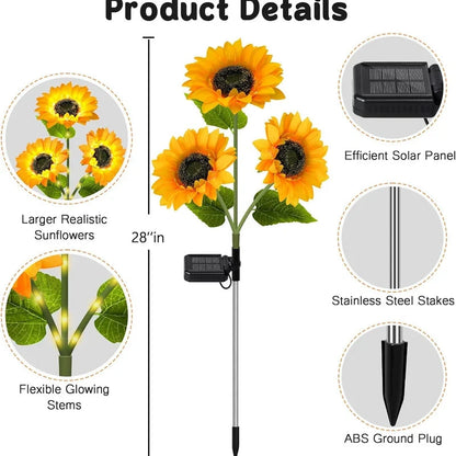 Sunflower Solar Lights – Light Up Your Diwali & Navratri