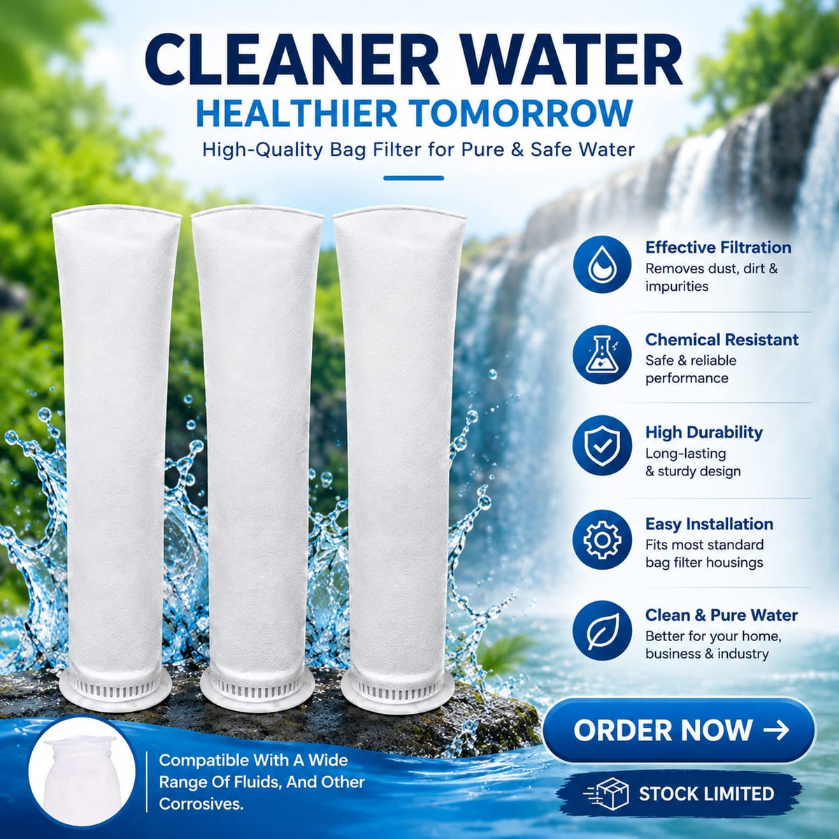 Water Tank Filter - 5 Micron Sediment (Set of 5 Pcs)