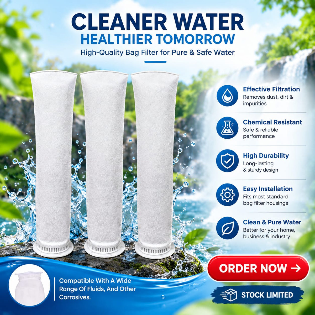 Water Tank Filter - 5 Micron Sediment (Set of 5 Pcs)