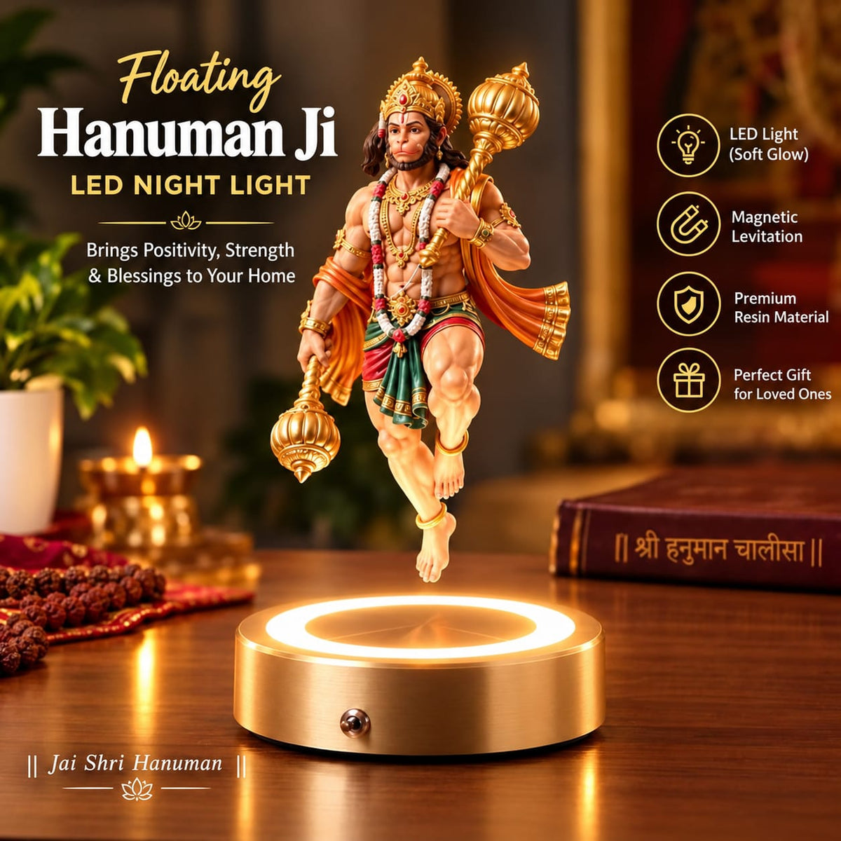 Levitating Hanuman Idol