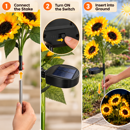 Sunflower Solar Lights – Light Up Your Diwali & Navratri