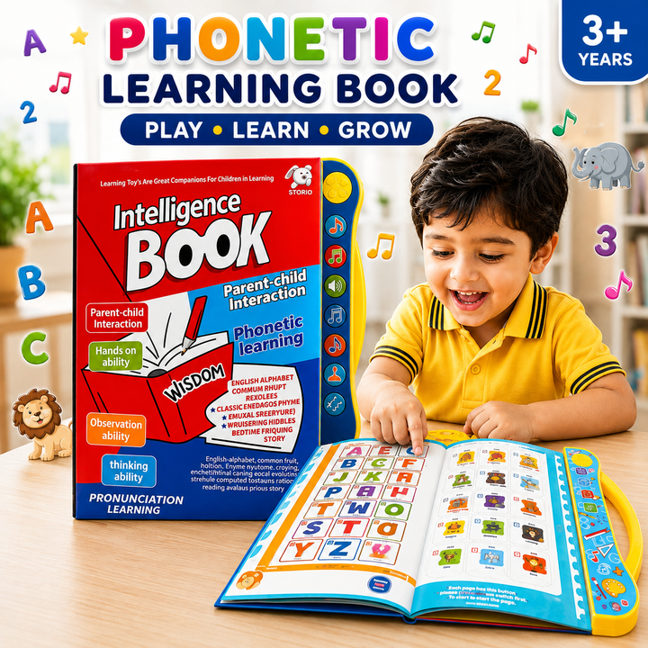 Interactive Educational Children Book - Musical Phonetic Learning Toy Book