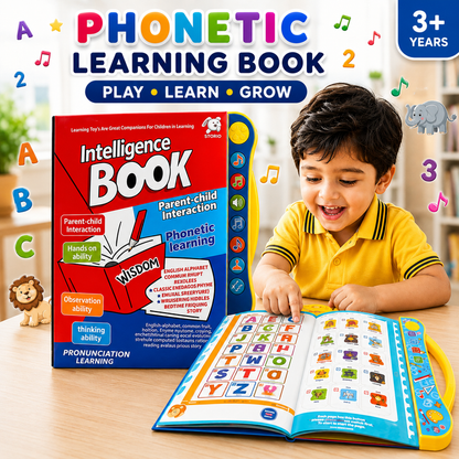 Interactive Educational Children Book - Musical Phonetic Learning Toy Book