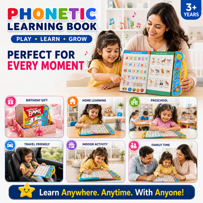 Interactive Educational Children Book - Musical Phonetic Learning Toy Book
