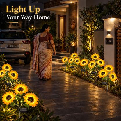 Sunflower Solar Lights – Light Up Your Diwali & Navratri