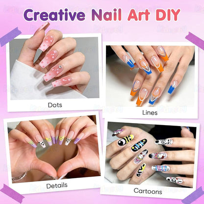 12 Colors Nail Art Pens Set
