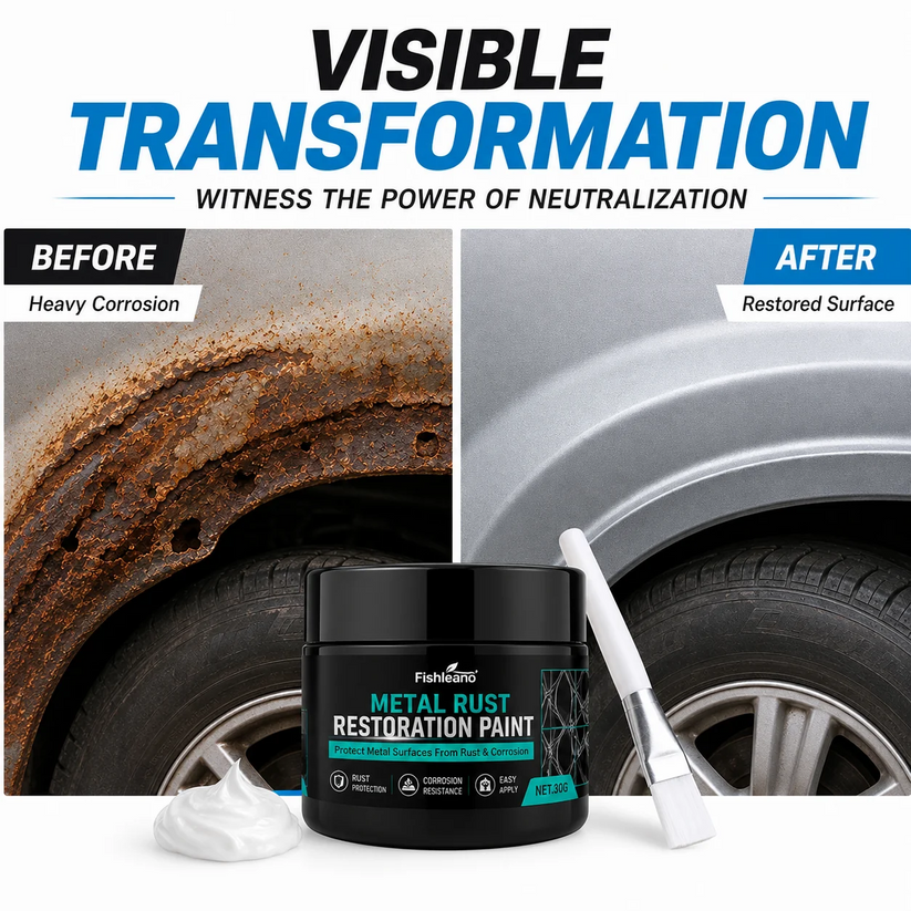 Metal Rust Protection Repair Paste – Restores rusty gates, railings & tools. Forms protective coating – no need to replace!