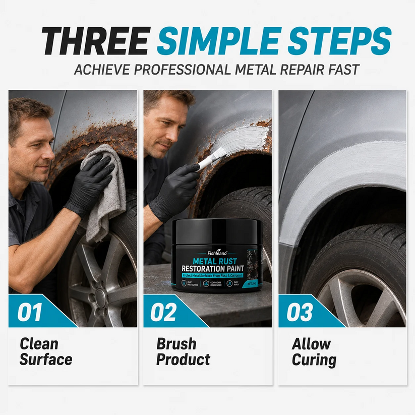 Metal Rust Protection Repair Paste – Restores rusty gates, railings & tools. Forms protective coating – no need to replace!