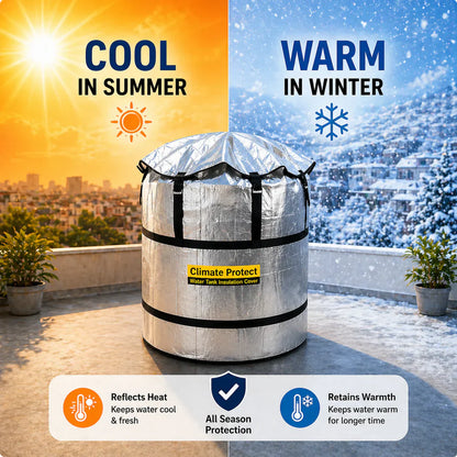 Climate Protect Water Tank™ Thermal Insulation Cover for Weatherproofing
