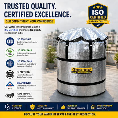 Climate Protect Water Tank™ Thermal Insulation Cover for Weatherproofing
