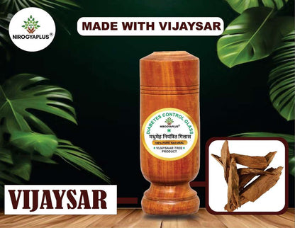Sugar Balance Wooden Water Glass (100% Natural)🔥Buy 1 Get 1 Free 🔥